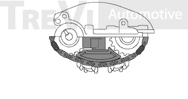 TREVI AUTOMOTIVE pavaros grandinės komplektas KC1033